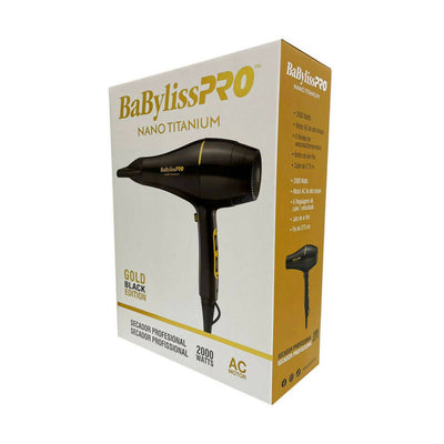 Secador BaByLissPro Gold Black