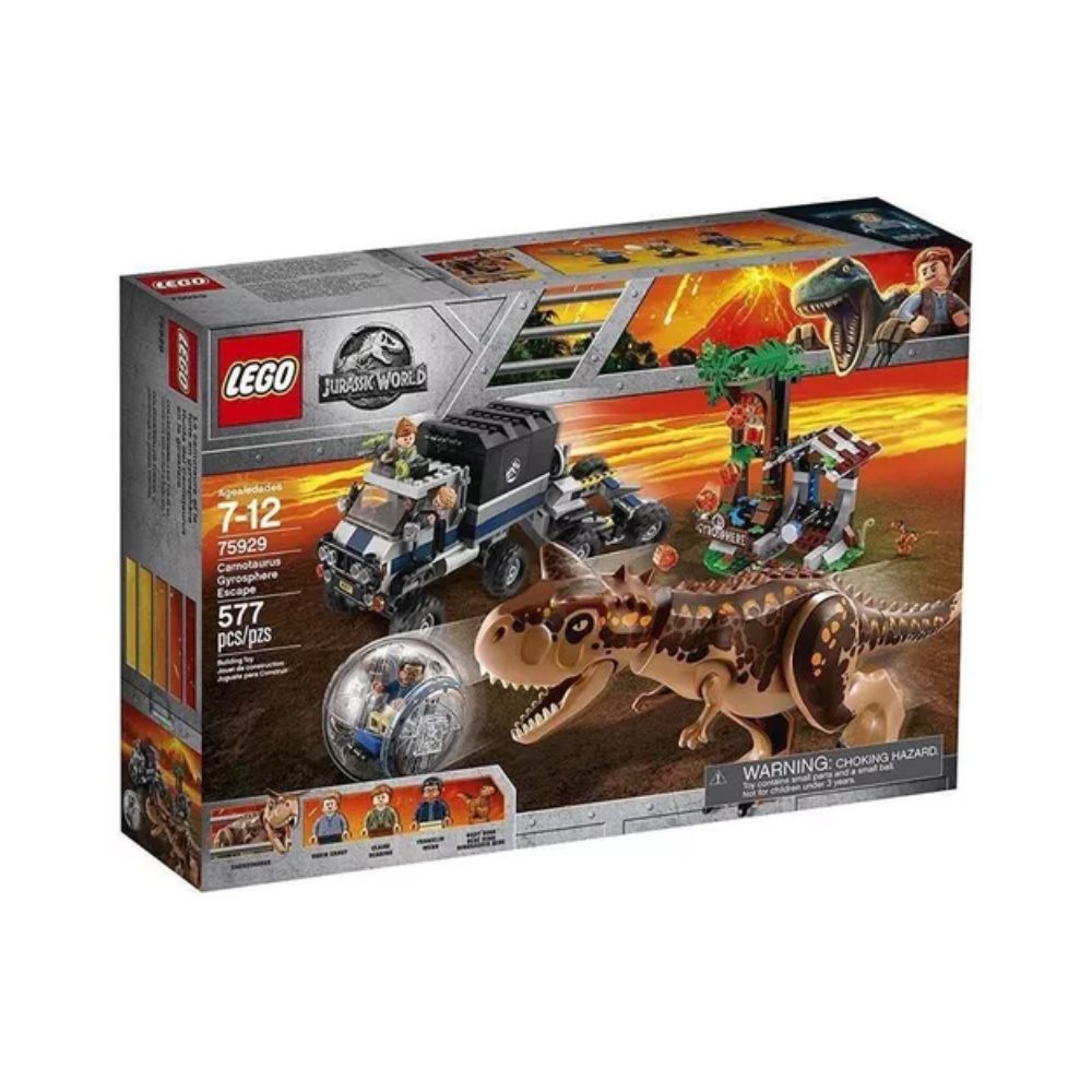 Figuras Lego Jurassic World Huída del Carnotaurus