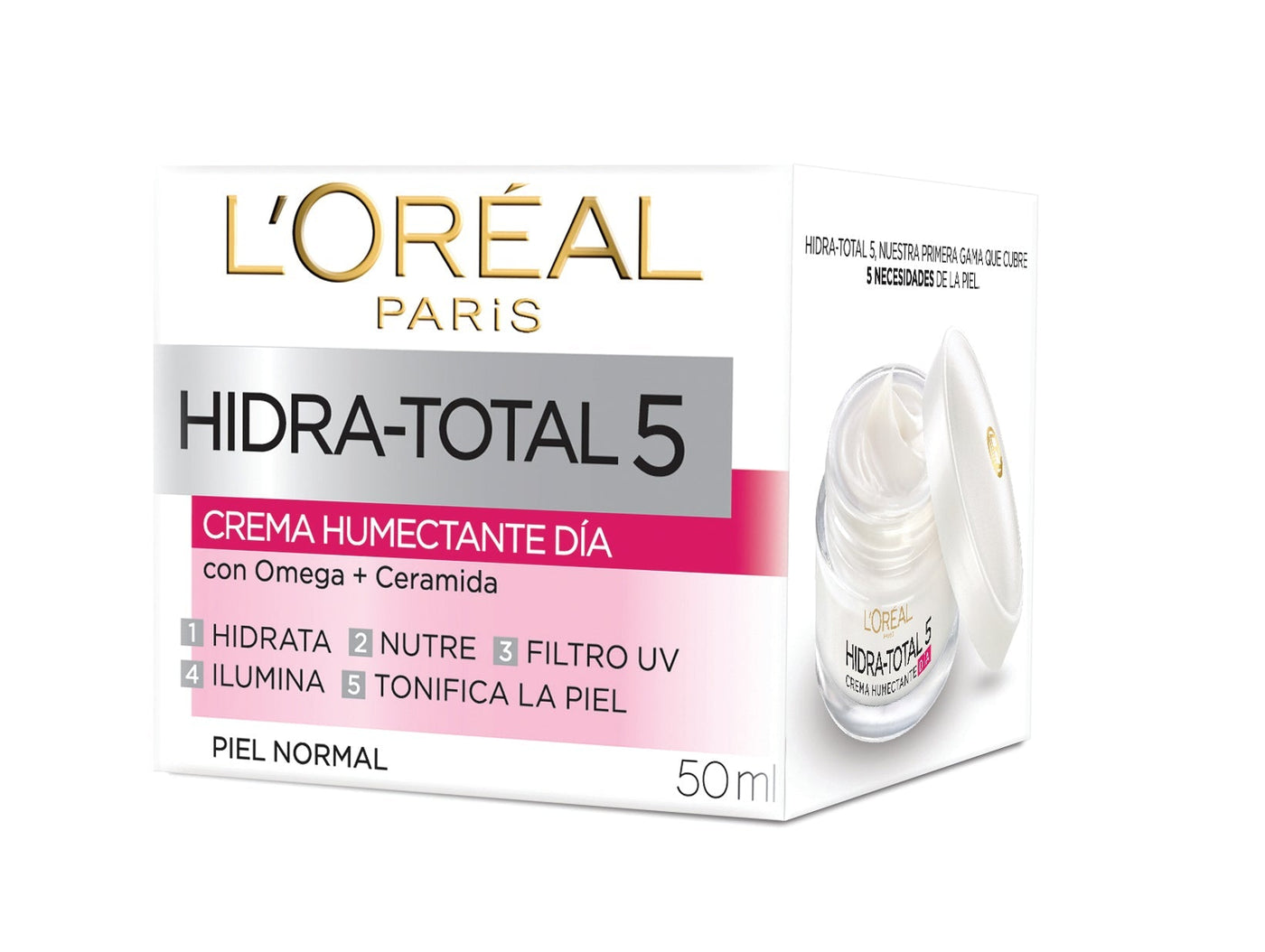 Crema Facial Loreal Hidra Total 5 Humectante Día 50ml