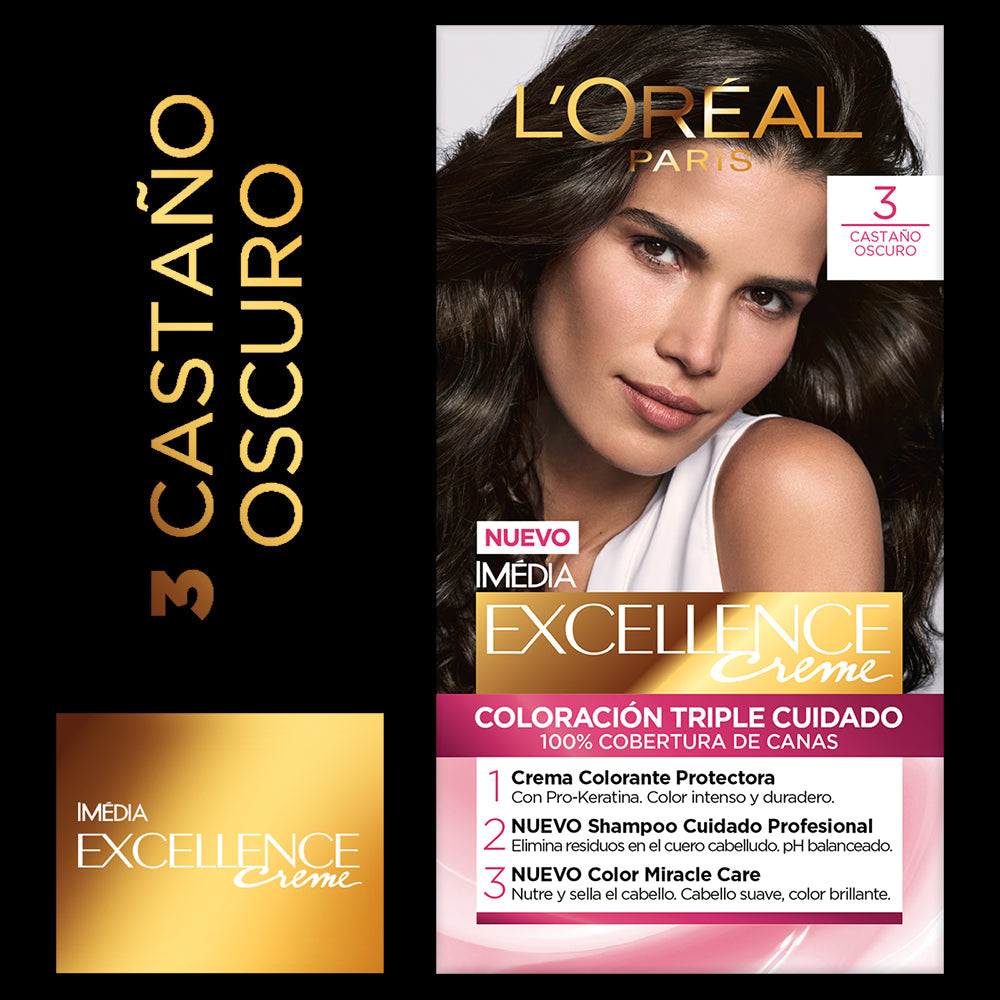 Tinte L´Oreal Excellence Castaños