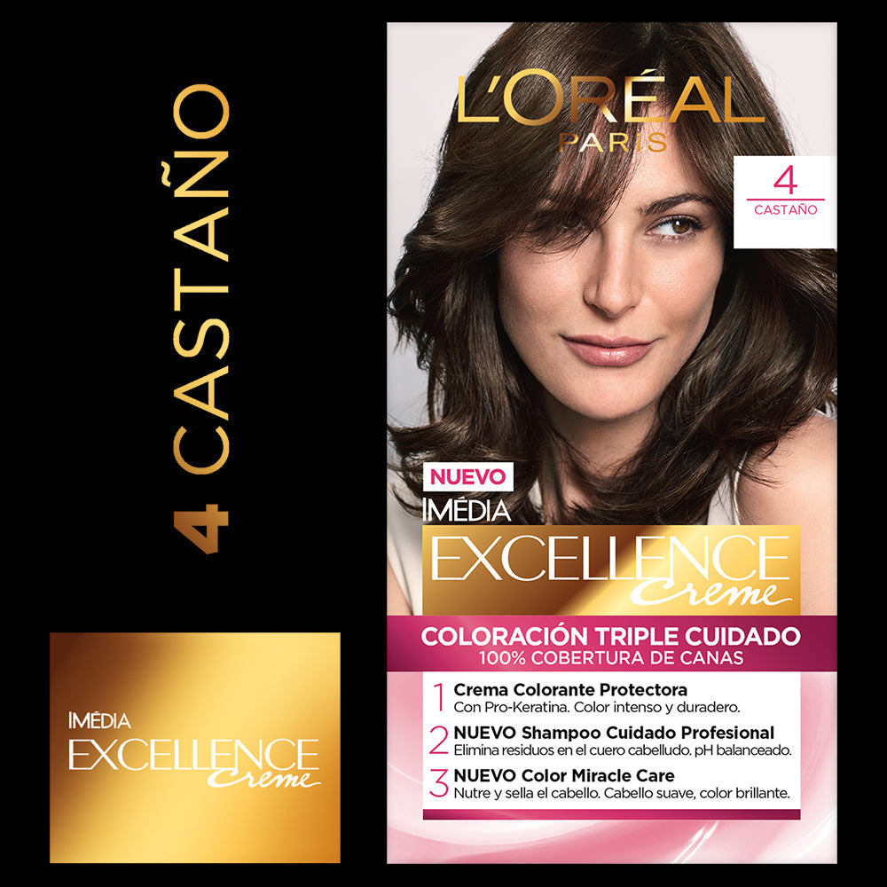 Tinte L´Oreal Excellence Castaños