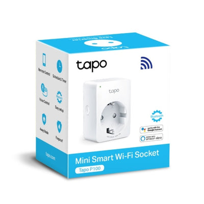 Mini Enchufe Tp-Link Inteligente Bluetooth WiFI Amazon Alexa Google Assitant Codigo Tapo P100