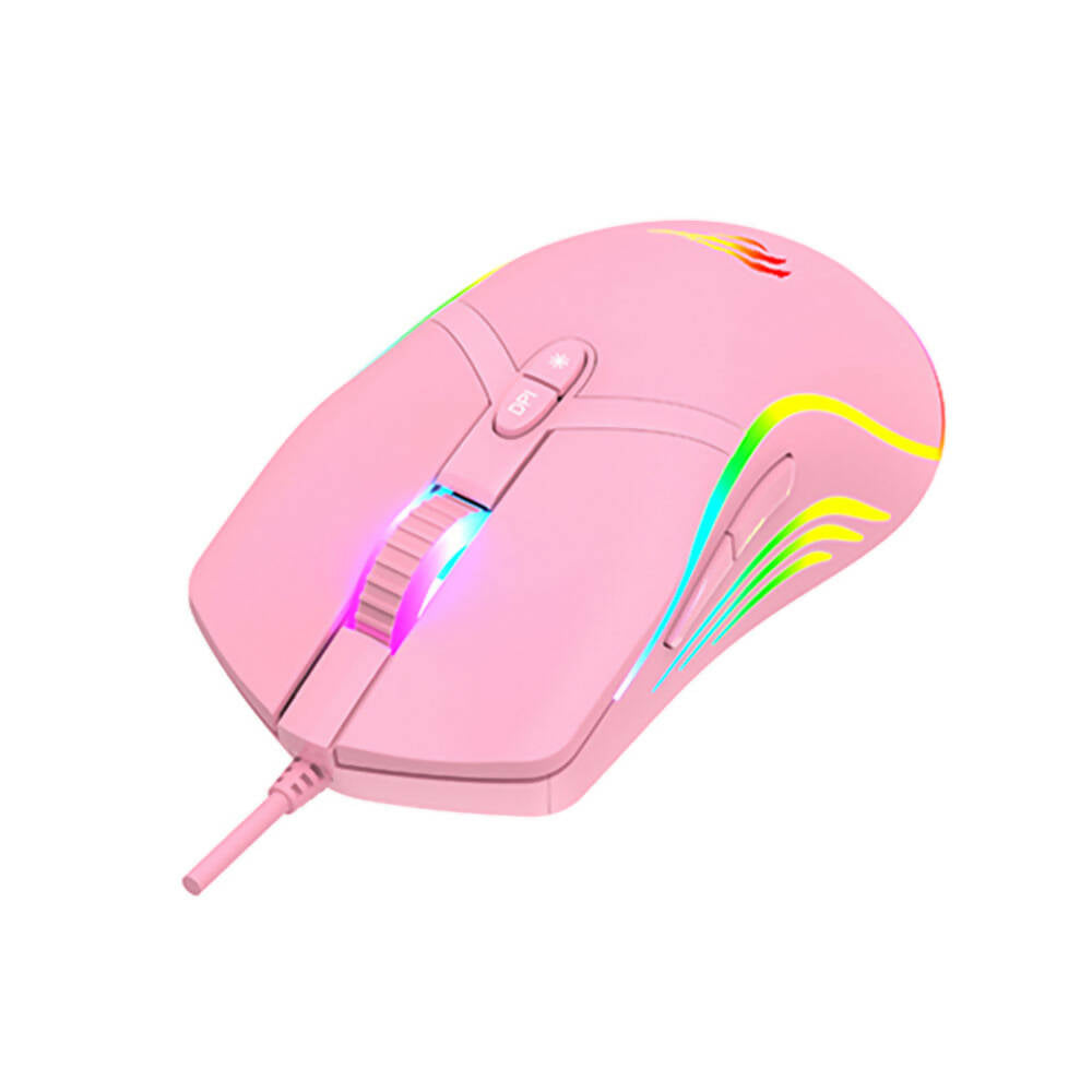 Mouse Gamer Havit MS1026 Color Rosa