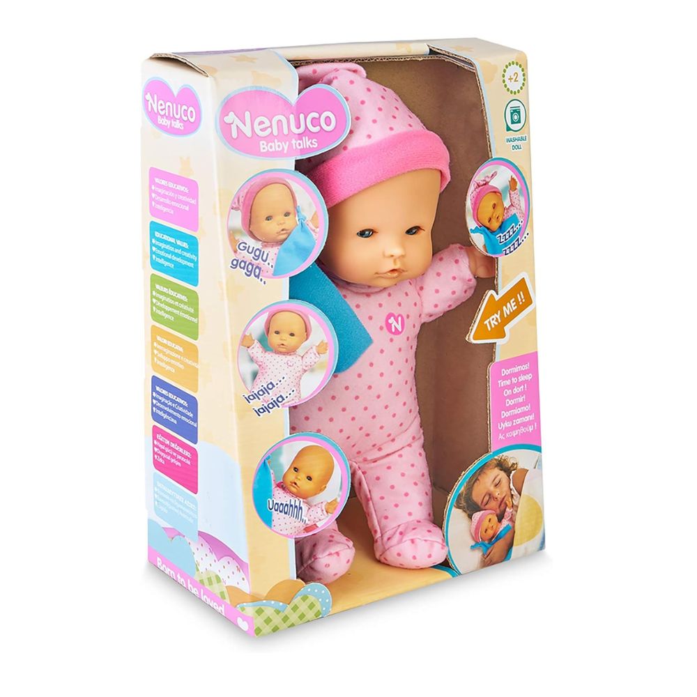 Muñeca Nenuco Baby Talk Dormimos