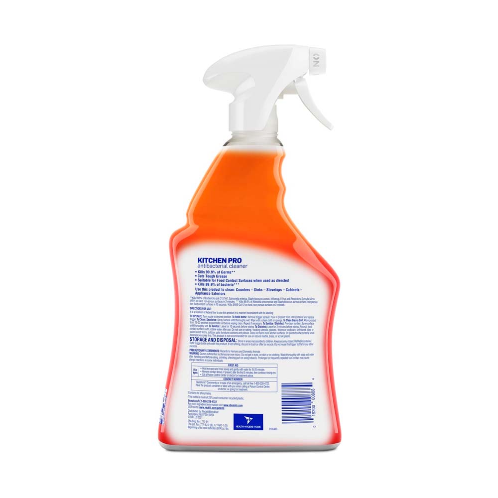 Spray Desinfectante Lysol para la Cocina de 22oz