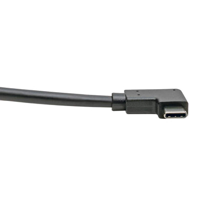 Cable Tripp Lite USB-C a USB-A de Ángulo Recto