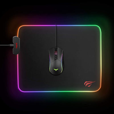 Mouse Pad Gamer Havit con Luces RGB