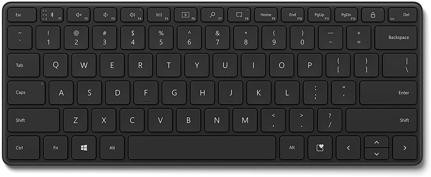 Teclado Inalámbrico Microsoft Compacto Negro