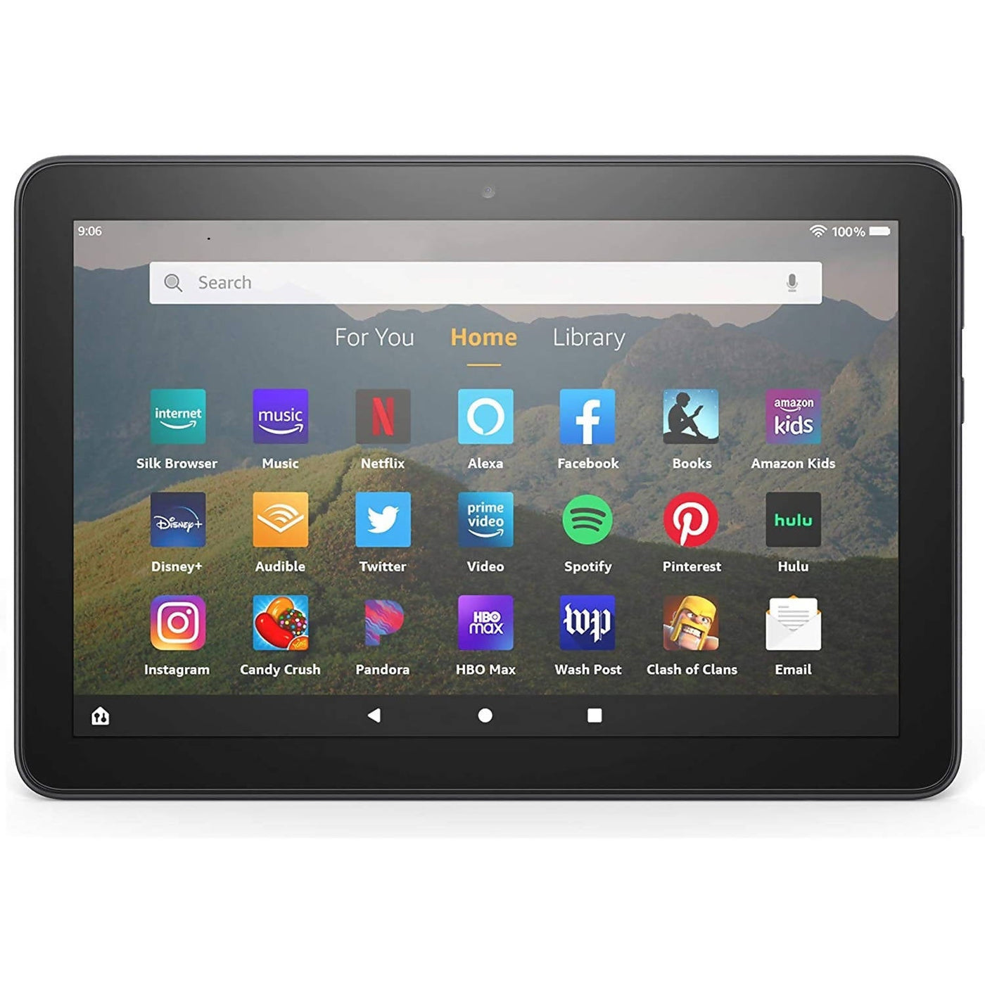 Tablet Kindle Fire HD8 2020 10ma Gen,pantalla HD 8",32GB,2GB RAM color Negro - Amazon