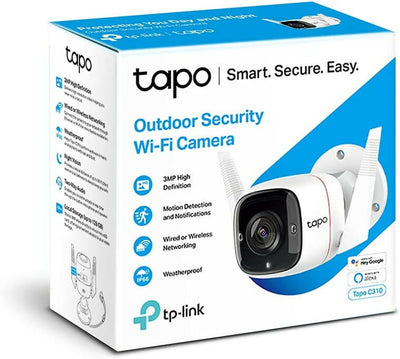 Camara de Seguridad TP-Link para exterior Full HD Wi-Fi Ethernet microSD Sensor Movimiento y audio Codigo TAPO C310