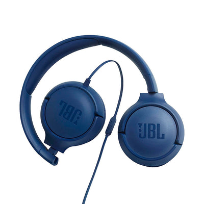 Audífonos JBL T500 Wired On-ear Azul