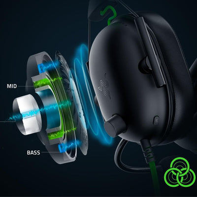 Audífonos Razer BlackShark V2 x USB Gamer Headset