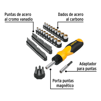 Desarmador Truper Con 35 Puntas