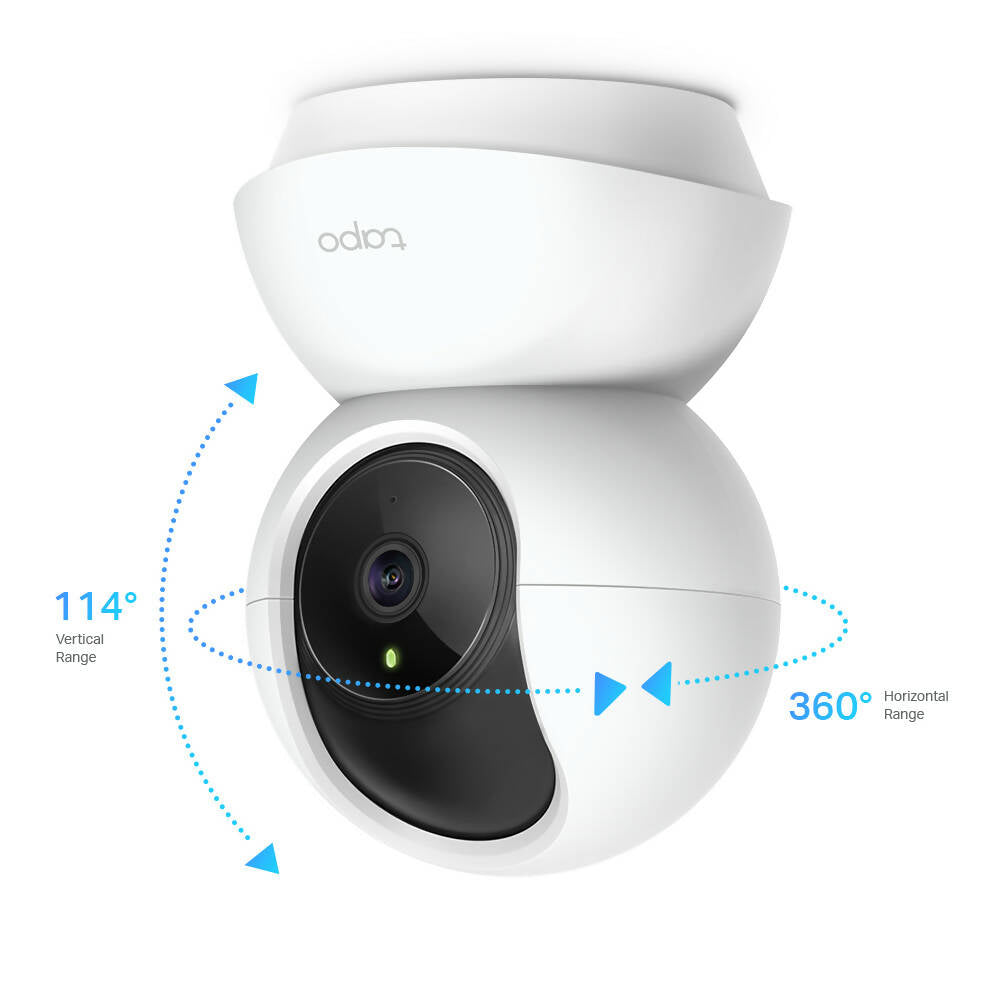 Cámara De Seguridad Full HD Wi-Fi 360° Sensor Movimiento, Audio 2 Vias, Inteligente Alexa y Google - TP-LINK C200